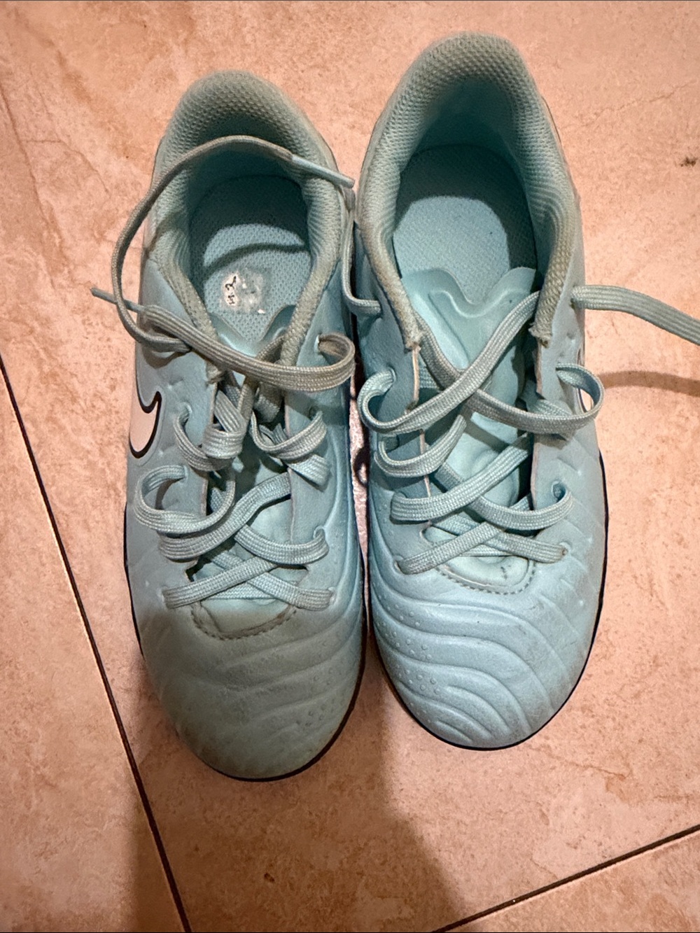 Nike Kids Light Blue Athletic Sneakers - Picture 2 of 3